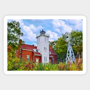 “Forty Mile Point Lighthouse” Sticker